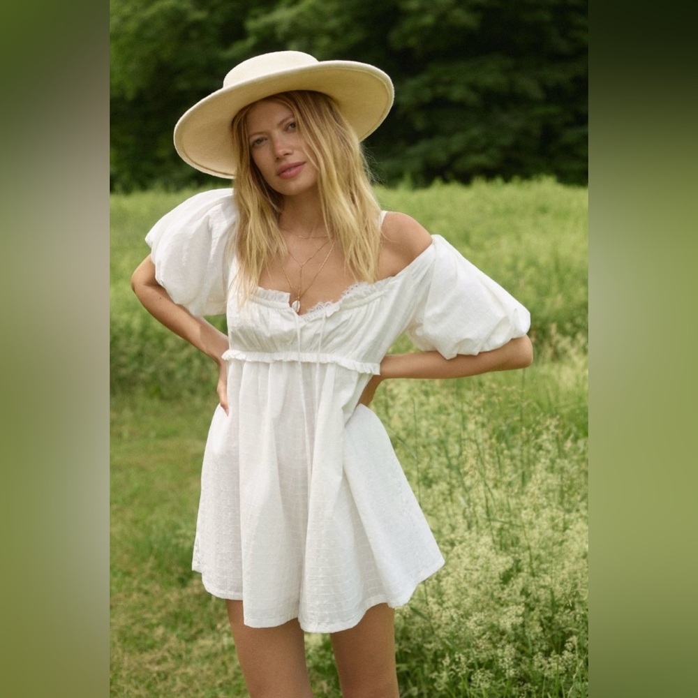 White Off-Shoulder Dress
